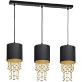 lampa wisząca Almeria 3xE27 czarno/złota MLP64400 Milagro