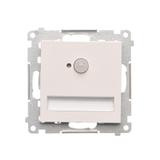 Simon 55 Oprawa oświetleniowa LED 14V z czujnikiem ruchu (0,78 W) Barwa zimna biała 5900K Biały mat