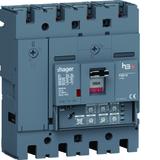 MCCB Wyłącznik mocy h3+ P250 4P 250A 40kA LSI HNT251JR HAGER