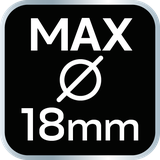Sekator by-pass 200 mm, zakres do 18 mm, regulowany rozstaw