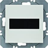 BERKER S.1/B.3/B.7 KNX RF Przycisk pojedynczy płaski z baterią słoneczną biały 85655188 HAGER