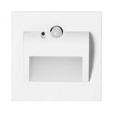 DRACO LED NEW 1,5W oprawa schodowa podtynkowa 12VDC 30lm 4000K biała czujnik ruchu i zmierzchu AD-OS