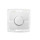 LOGI Ściemniacz obrotowy 500W z filtrem śrubowy 10AX 250V biały 021160102 25082 KANLUX
