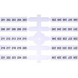 Oznacznik elastyczny (4 x 50 szt.) EO3 201-250 003901780 ETI