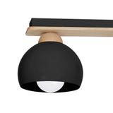 Milagro plafon Dama Black 3xE27 MLP6560