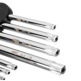 Klucze sześciokątne z końcówką kulistą, z magnesem, zestaw 9 szt.