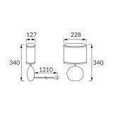 Lampka stołowa FIONA E14