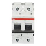S802U-K60 Wyłącznik nadprądowy 50kA 2P K60A 2CCS862017R0587 ABB