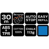 Sznurek traserski 3:1 obudowa plastikowa + kreda niebieska NEO TOOLS 49-952 GTX Poland