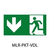 PIKTOGRAM DO OPRAWY MALER WERTYKALNY STRZAŁKA W DÓŁ PO LEWEJ STRONIE