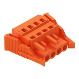 Gniazdo MCS-MIDI Classic 4-biegunowe pomarańczowe raster 5,08mm /50szt./ 231-304/037-000 WAGO