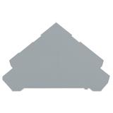 ścianka końcowa szara