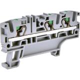 ESH-EFC.4/1+2 Złączka sprężynowa 4 mm2 PUSH-IN (szara)