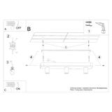 Sollux Plafon TAVO 3 SL.1158