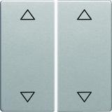 BERKER Q.x Klawisze z nadrukowany symbol strzałki do łącznika 2-klawiszowego aluminium aksamit lakie