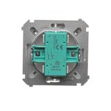 Simon Basic Przycisk roletowy 10A 250V zaciski śrubowe srebrny mat BMZ1.01/43 KONTAKT