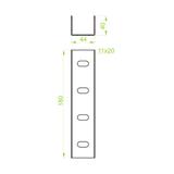 LC40H40 Łącznik 1,5 mm