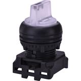 EGS3I-SS-W - Napęd pokrętny piórkiem 3 położeniowy, z powrotem, podświetlany -Opal