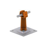 AN-11P/OG/-N Uchwyt na płytce stal.H=7cm Z-zatrz. /OG/ brązowy