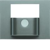 BERKER KNX e/s K.x Płytka czołowa do modułu czujnika ruchu KNX stal szlachetna lakierowana. 80960473 HAGER