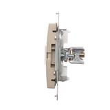 Simon 54 Gniazdo ekwipotencjalne pojedyncze złoty mat