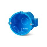 S60Kw ,  Puszka podt. O 60 szeregowa, płytka, z wkrętami, niebieski