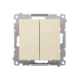 Simon 55 Przycisk zwierny poczwórny 10 AXm szybkozłączka Szampański mat