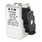 FUSE 160A 1250V 1*BKN/75 AR CU Wkładka szybka 160A AC 1250V rozmiar 1 45x59x75 mm aR 170M3393 EATON