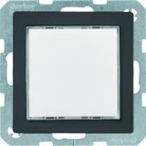 Q.x Sygnalizator świetlny LED, podświetlenie RGB antracyt aksamit