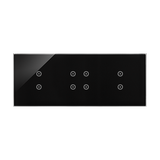 Simon 54 Touch Panel dotykowy S54 Touch 3 moduły 2 pola dotykowe pionowe + 4 pola dotykowe + 2 pola dotykowe pionowe zastygła lawa DSTR3343/73 KONTAKT