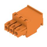 BCZ 3.81/03/270 SN OR BX Wtyk PCB (złącze wiązki), 3.81 mm, Liczba biegunów: 3, Przyłącze z jarzmem /50szt./ 1940200000 WEIDMÜLLER