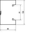 tehalit.BRS Podstawa 85x130mm stal biały