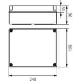 OH-4A.3 obudowa hermetyczna IP65 248x198x96 mm 29.43 OPATÓWEK