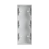 FUTURE Adapter nadtynkowy 3-krotny biały studyjny