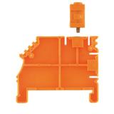 WBB ZA WDU1.5/BL 10/10 Płyta separacyjna (terminal), Płyta zamykająca i pośrednia, 45.4 mm x 36.7 mm, pomarańczowy /10szt./ 1068260000 WEIDMÜLLER