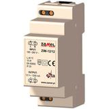 ZASILACZ IMPULSOWY 12V DC 1,2A TYP: ZIM-12/12