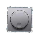 Simon Basic Ściemniacz naciskowo-obrotowy 20–500 W 230V stal inox BMS9T.01/21 KONTAKT