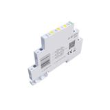 Lampka kontrolna zasilania z zabezpieczeniem 1/3S 3xLED ŻÓŁTA LK-BZ-703Y F&F