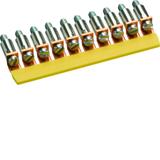 Mostek równoległy 10-polowy do zacisków 4mm2 KWJ02B10 HAGER