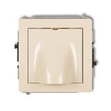 DECO Mechanizm wypustu kablowego beżowy