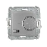 MINI Mechanizm elektronicznego regulatora temperatury z czujnikiem powietrznym srebrny metalik