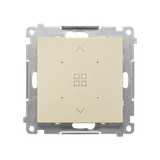 Simon 55 Grupowy sterownik roletowy do kontroli sterowników lokalnych TEZ1L.01/. Szampański mat TEZ1G.01/144 KONTAKT