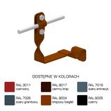 Uchwyt dach.skręc.prof. WZÓR 30 Z-śruba,H=10cm/LA/