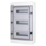 Rozdzielnica hermetyczna natynkowa 3x12 IP65 500VAC/1000VDC RH-36/3Z (z zamkiem) 36.144 OPATÓWEK