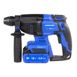 Młotowiertarka SDS plus 18V RawlHAMMER 20mm 2,0J – 2 akumulatory 5,0 Ah ładowarka 6,5 A walizka 1szt. R-PRH18-XL2 RAWLPLUG