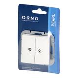 Łącznik roletowy podtynkowy Pearl, 10A, 250V, WP-10P, biały