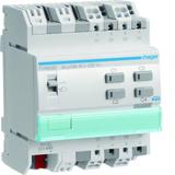 KNX s Sterownik załączający / żaluzjowy 16 A 4-/2-kr 4 mod TYA604D HAGER