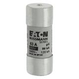 C22G63S Wkładka cylindryczna z wybijakiem 22x58 63A GG 690V AC C22G63S EATON