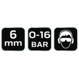 Szybkozłączka do kompresora z wyjściem na wąż 7 mm