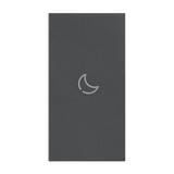 LIVING NOW 'MY HOME' - KLAWISZ Z SYMBOLEM  NOC  - 2 MODUŁY - CZERŃ, Bticino